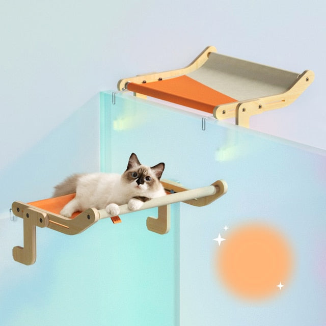 Mewoofun Sturdy Cat Window Perch Hammock