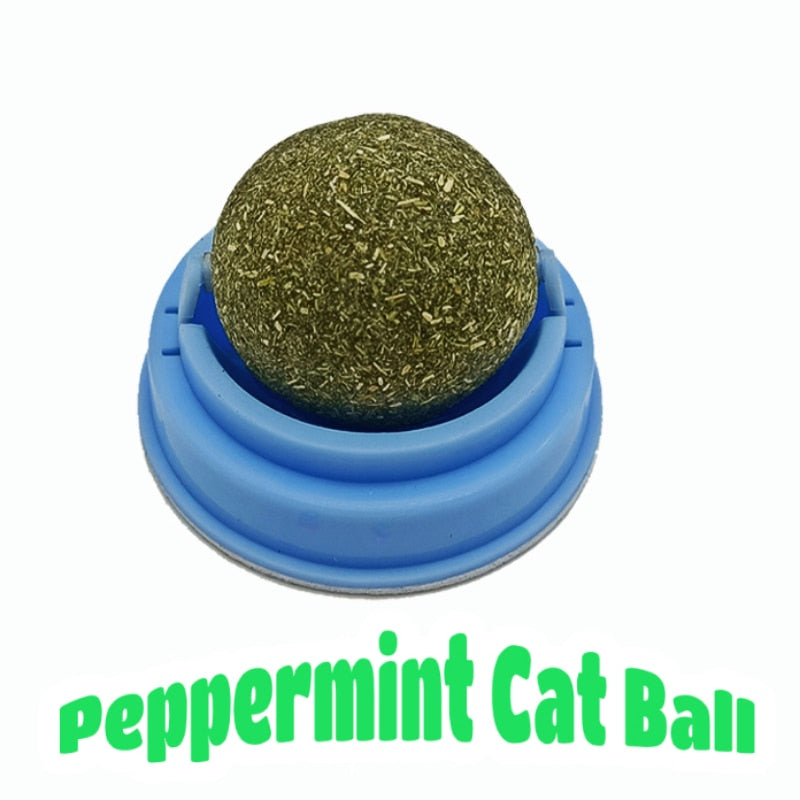 Natural Catnip Cat Ball (Wall Stick-on)