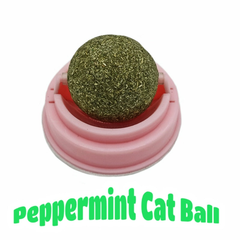 Natural Catnip Cat Ball (Wall Stick-on)