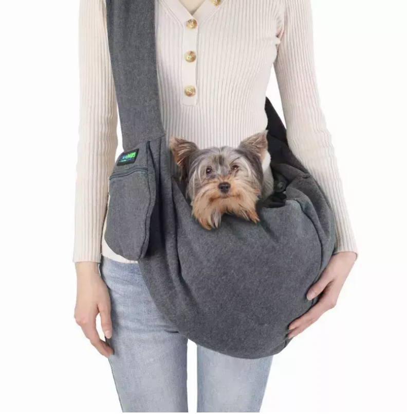 JESPET Comfy Pet Sling for Small Dog Cat (Hands Free Sling Bag)