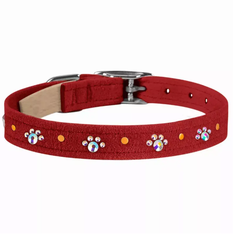 Susan Lanci Designs Crystal Paws Collar