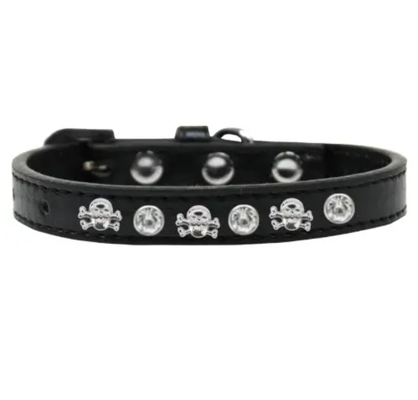 Skull Studded Collar