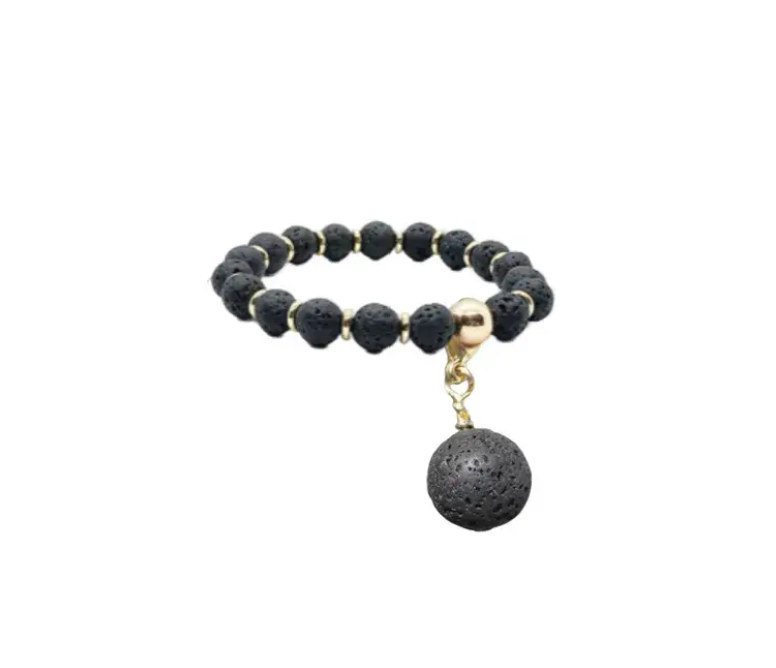 The Black Volcanic Diffuser Charm