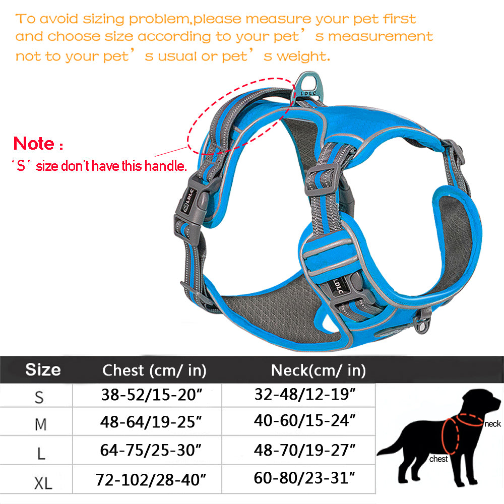 Slim Fit Reflective Dog Harness